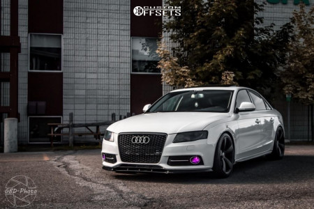 2009 Audi A4 Quattro Base - 19x9.5 30mm - OEM Wheels Rotors - Coilovers - 245/35R19