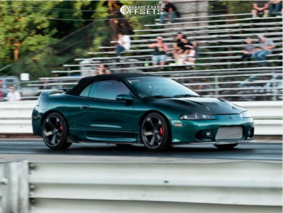 1999 Mitsubishi Eclipse with 19x9.5 25 MRR Vp5 and 235/35R19