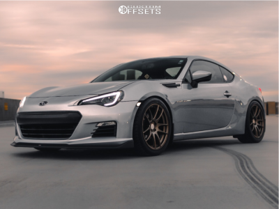 2015 Subaru BRZ with 18x8.5 35 AVID1 AV32 and 245/40R18 Nitto Neo