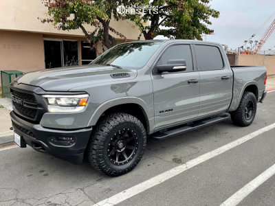 2020 Ram 1500 with 18x9 0 Icon Alloys Rebound and 305/65R18 Nitto Ridge