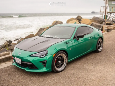 2017 Toyota 86 with 18x8 42 Konig Ssm and 245/35R18 Yokohama