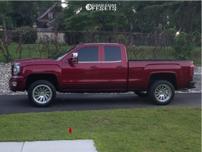 2017 GMC Sierra 1500 - 20x10 -25mm - Cali Offroad Purge - Leveling Kit - 32x10.5