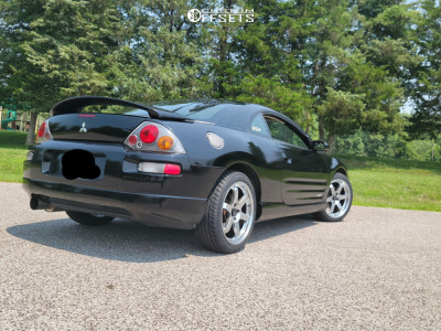 2005 Mitsubishi Eclipse - 18x8 35mm - AVID1 AV6 - Stock Suspension - 225/45R18