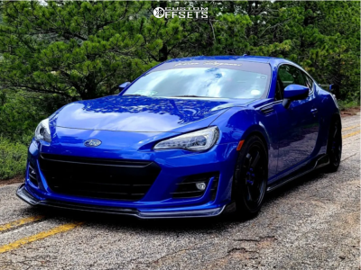 2019 Subaru BRZ with 18x8.5 35 AVID1 AV6 and 225/40R18 Bridgestone