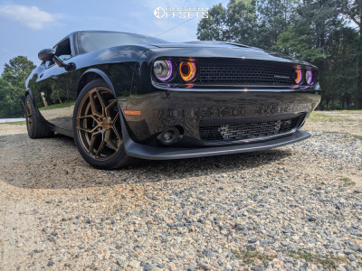 2015 Dodge Challenger with 20x10 20 Rohana Rfx11 and 285/35R20