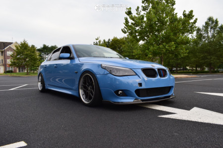 2008 BMW 550i - 19x10.5 35mm - ESR Cs15 - Coilovers - 275/30R19