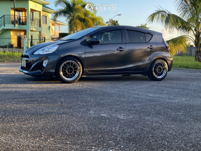 2016 Toyota Prius C with 16x8 38 Konig Hypergram and 195/55R16