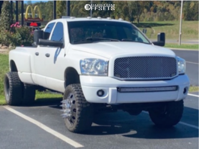 2006 Dodge Ram 2500 - 22x12 -44mm - Alcoa Super Single - Air Suspension - 35x12.5