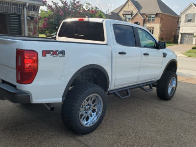 2021 Ford Ranger with 20x10 -25 Vision Rocker 412 and 33/12.5R20 ...