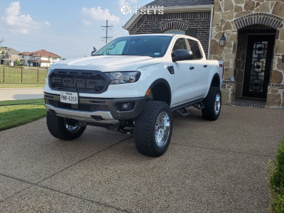2021 Ford Ranger with 20x10 -25 Vision Rocker 412 and 33/12.5R20 ...