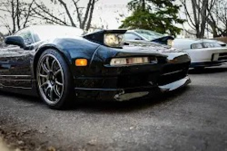 1992 Acura NSX with 17x8 37 Advan Rzii and 215/40R17 Dunlop
