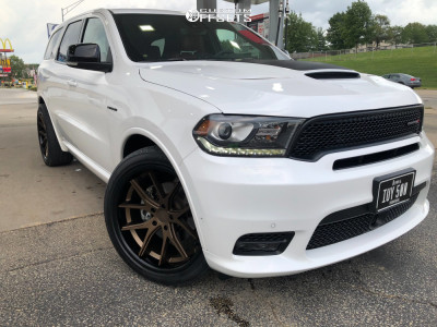 2021 Dodge Durango with 22x11.5 0 Ferrada FR2 and 285/40R22 Lexani Lx