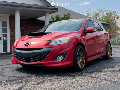 2010 Mazda MazdaSpeed3 with 18x8.75 35 XXR 527 and 225/40R18