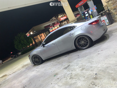 2016 Mazda 6 with 20x9 35 XXR 571 and 245/35R20 Toyo Tires Extensa