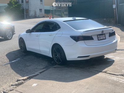 2017 Acura TLX with 19x8.5 45 XXR 559 and 225/40R19 Achilles Atr Sport