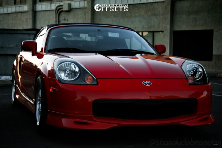 2000 Toyota MR2 Spyder with 15x8 28 Enkei Rpf1 and 195/55R15 ...