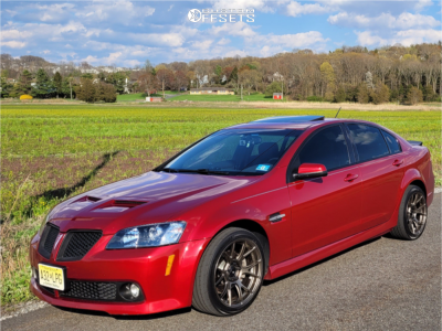 2009 Pontiac G8 with 18x9.5 35 Konig Ampliform and 265/35R18