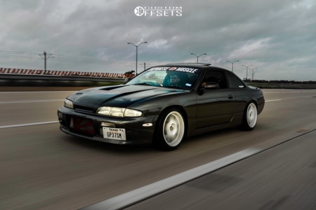 1994 Nissan 240SX SE - 17x9.5 10mm - Stage Wheels Knight - Coilovers - 215/45R17