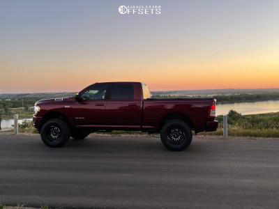 2021 Ram 2500 with 18x9 12 Vision Armor and 37/12.5R18 Vizzoni Mudz M/t ...