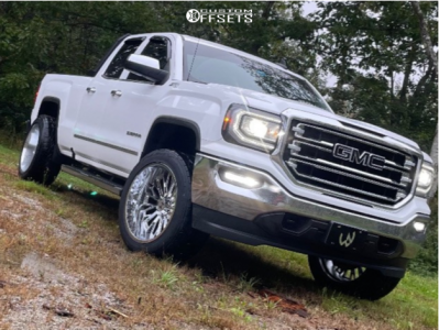 2018 GMC Sierra 1500 with 22x12 -44 Hostile Fury and 33/12.5R22 Nitto ...