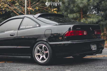 2001 Acura Integra with 15x8 35 Gram Lights 57dr and 205/50R15 Hankook ...