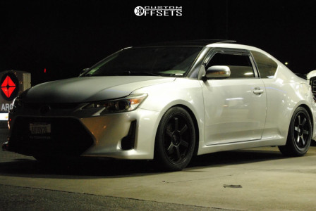 2014 Scion tC - 18x8 35mm - Drifz Hole Shot - Coilovers - 225/45R18
