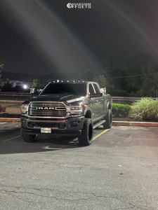 2021 Ram 2500 with 22x10.5 -25 BMF Roulette and 295/50R22 Nitto Ridge ...