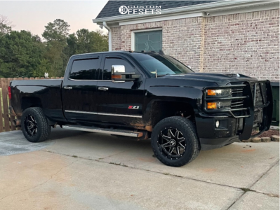 2018 Chevrolet Silverado 2500 HD - 20x10 -19mm - Hostile Alpha - Leveling Kit - 305/55R20