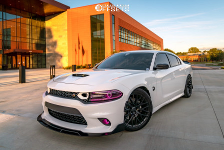 2020 Dodge Charger - 20x9 15mm - Asanti Black Abl-21 - Lowering Springs - 275/40R20