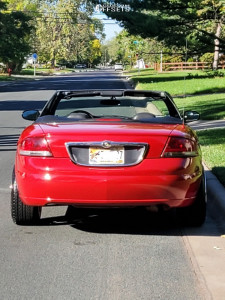 2004 Chrysler Sebring with 18x9.5 35 Aodhan Ds02 and 225/40R18 Vercelli ...