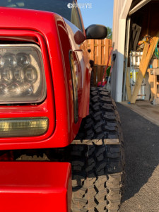 2001 Jeep Cherokee Sport - 15x10 -38mm - Bart Wheels D Window - Leveling Kit - 31x10.5