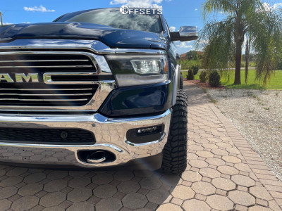 2021 Ram 1500 with 20x12 -51 Vision Rocker 412 and 33/12.5R20 Radar ...