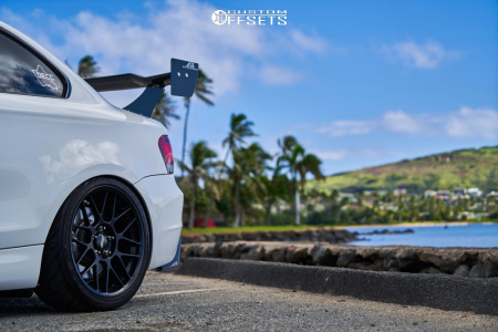 2011 BMW 135i with 18x8.5 45 Apex Arc-8 and 225/40R18 Michelin Pilot