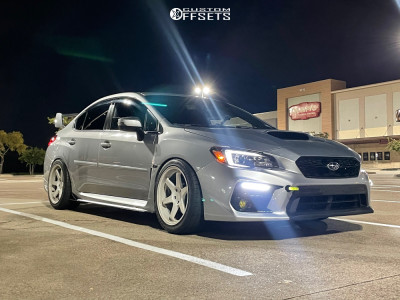 wrx mk−s 2018 Subaru WRX with 18x9 30 Cosmis Racing XT-006R and 235