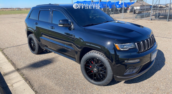 2019 Jeep Grand Cherokee with 20x9 18 Motiv Offroad Magnus 423b and 265 ...