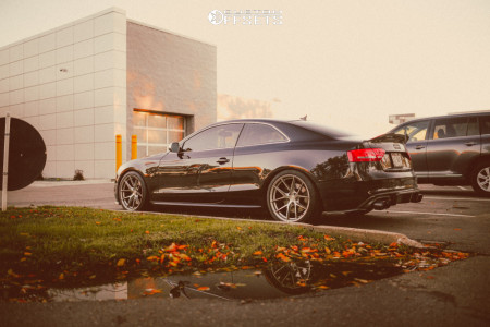 2012 Audi S5 with 19x9.5 35 Aodhan Aff7 and 255/35R19 Michelin Pilot