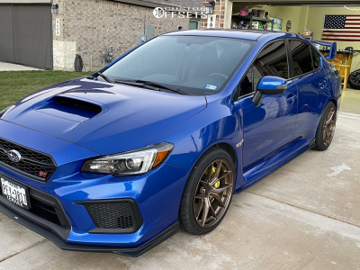 2018 Subaru WRX STI with 18x9.5 38 Enkei Tsr-x and 265/35R18