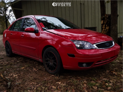 FORD HMカラー 2006 Ford Focus with 16x7 40 Touren Tr60 and 205/50R16 Falken Ziex