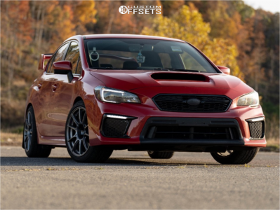 2018 Subaru WRX with 18x9.5 40 SSR Gtx01 and 245/40R18 Sentury Uhp