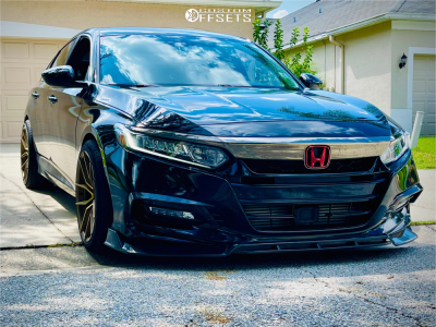 2019 Honda Accord with 19x10 20 XXR 559 and 255/35R19 Nokian Zline