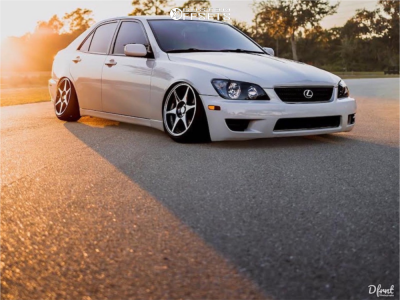 2002 Lexus IS300 Base - 17x9 10mm - Stage Wheels Knight - Coilovers - 205/40R17