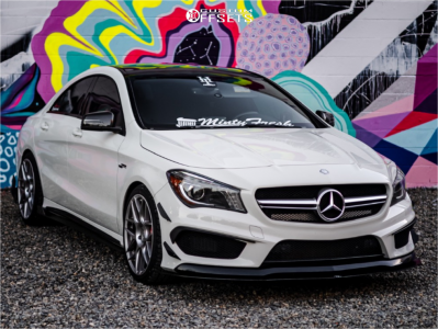 2014 Mercedes-Benz CLA45 AMG - 19x8.5 45mm - HRE Ff01 - Coilovers - 235/40R19