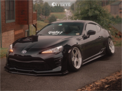 2017 Toyota 86 with 18x9.5 22 Kansei Knp and 225/35R18 Federal