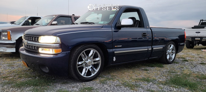 1999 Chevrolet Silverado 1500 with 20x8.5 35 American Racing Mainline ...