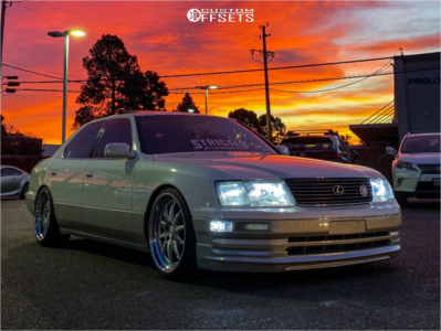 1995 Lexus LS400 Base - 20x8.5 35mm / 20x10 35mm - Rennen Csl-1 - Coilovers - 225/40R20 / 255/40R20
