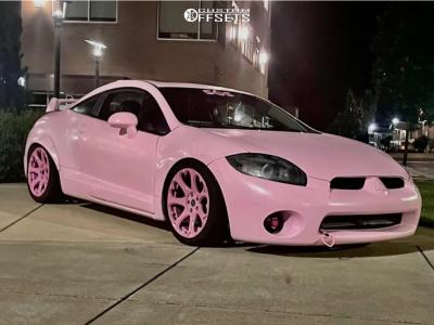 こころ 2008 Mitsubishi Eclipse with 18x8.5 35 Heritage Kokoro Monoc