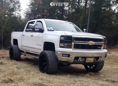 2014 Chevrolet Silverado 1500 Wheel Offset Super Aggressive 3