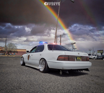 1991 Lexus LS400 with 18x10.5 15 Aodhan Ds03 and 225/40R18 Bridgestone ...