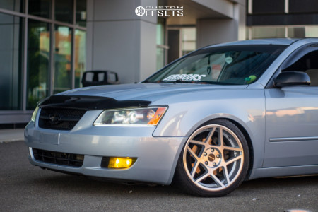 2007 Hyundai Sonata with 18x8.5 25 Superspeed Other and 225/40R18