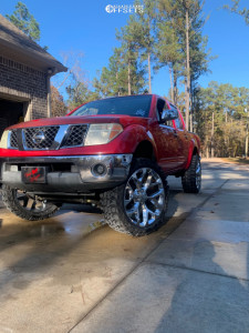 2006 Nissan Frontier - 24x10 24mm - Eclipse Replica 348 - Suspension Lift 6" - 35x12.5